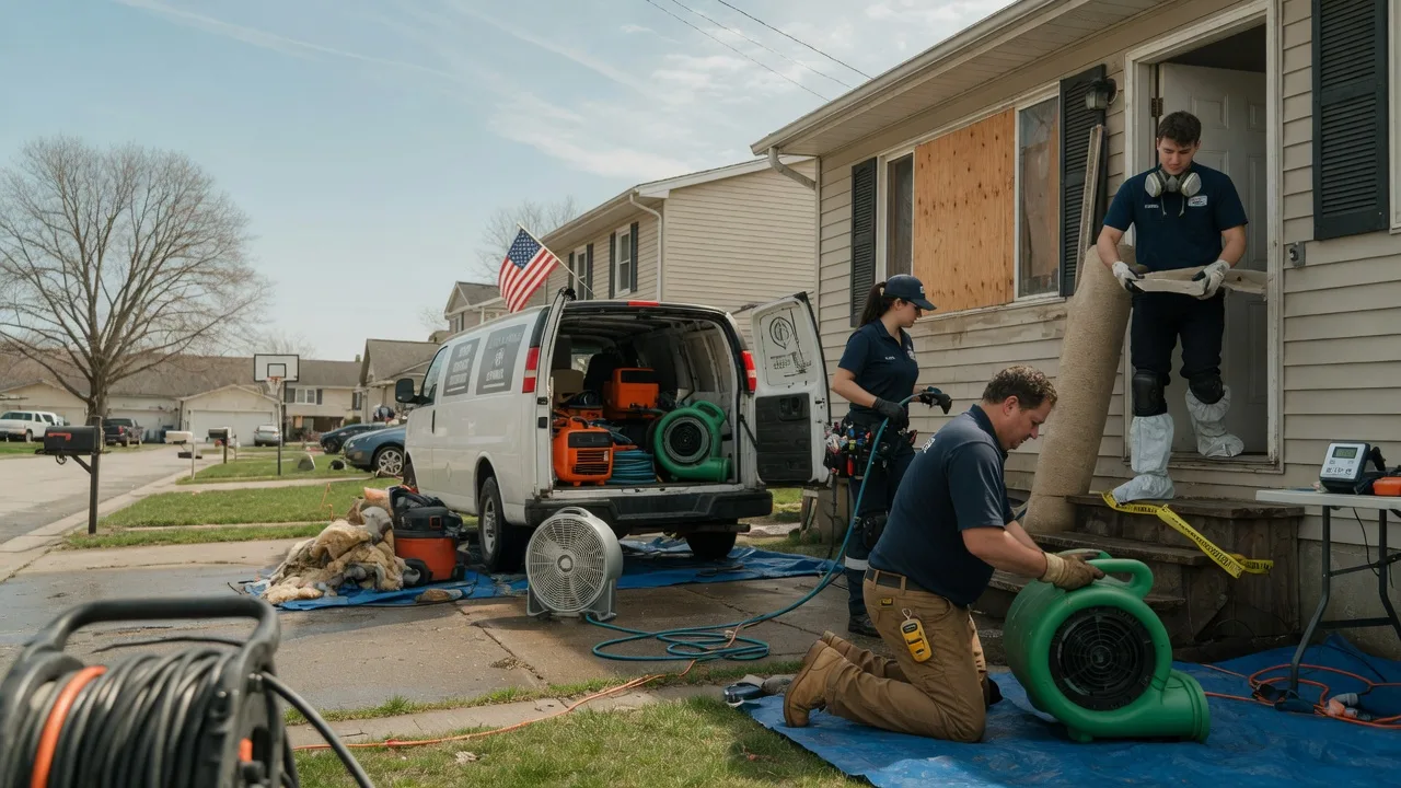 Water Damage Restoration in Suamico, WI near me